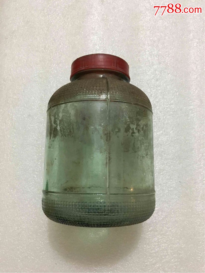 怀旧麦乳精老玻璃瓶