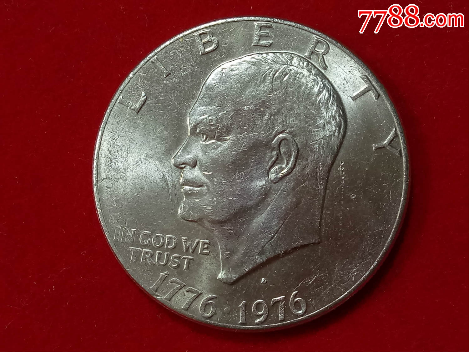 1776-1976年美国独立200周年一美元大型纪念币.直径:38mm