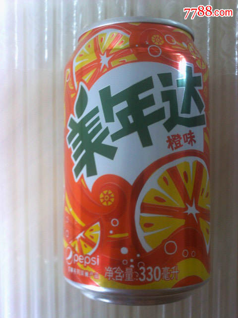 美年达易拉罐