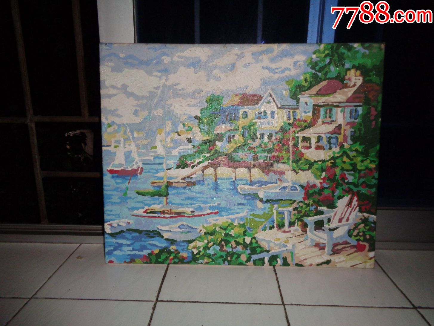 刚收来的老油画50厘米40厘米