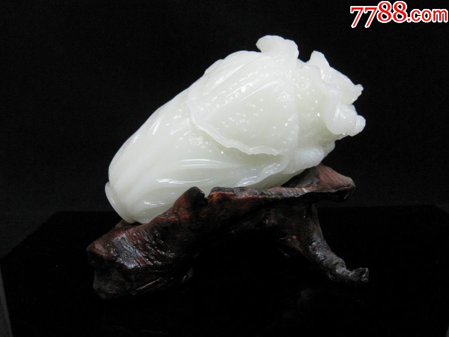 772——天然石雕摆件:白菜