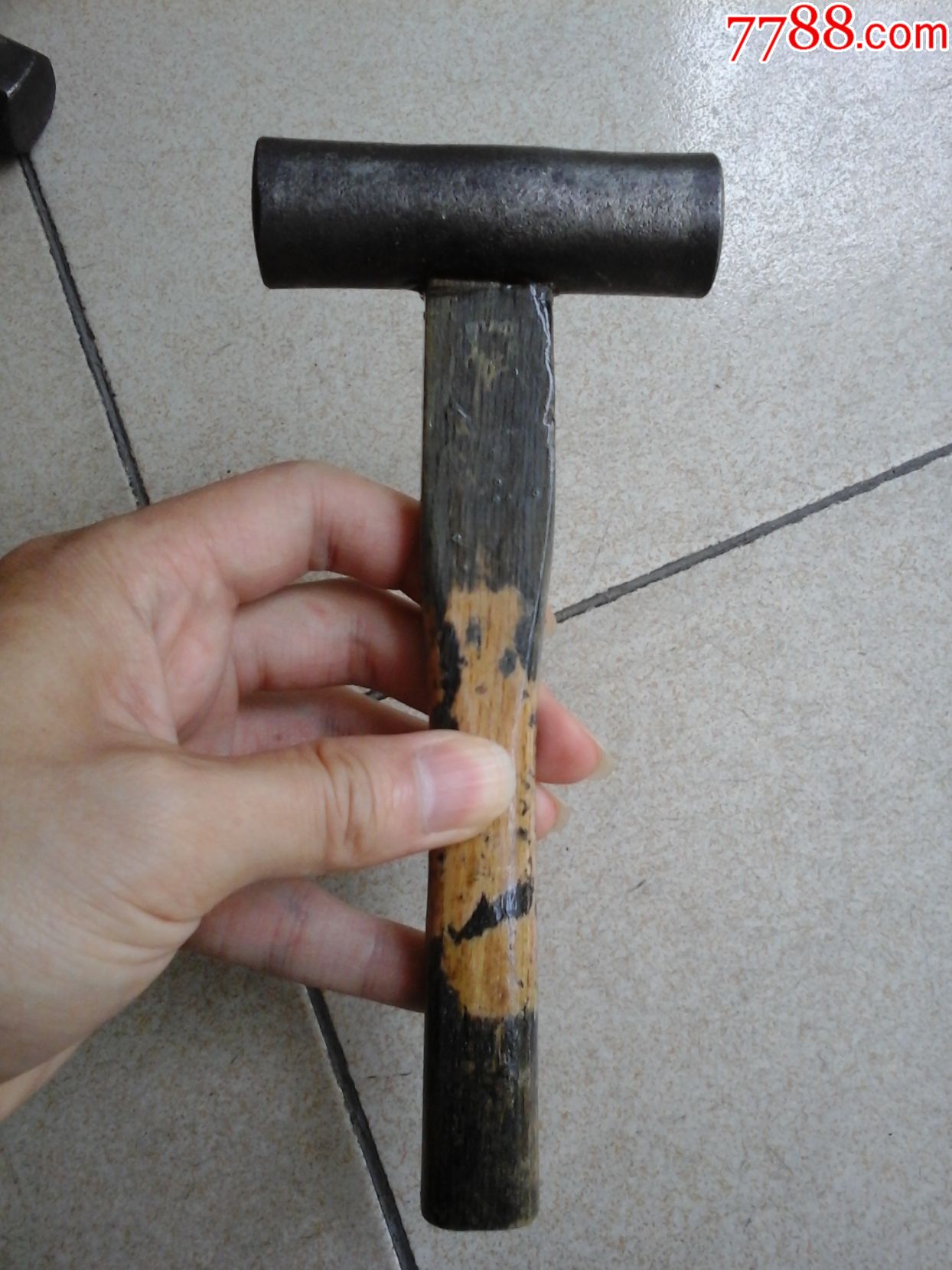 老工具,旧工具,日本银匠工具錾刻锤,迷你小锤子_第4张_7788收藏__中国