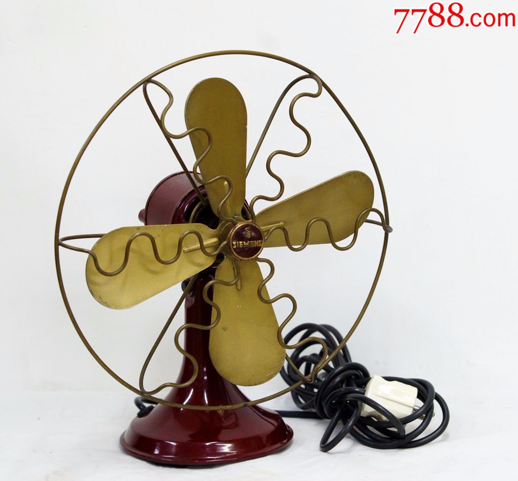 50年代德国产西门子古董小电风扇