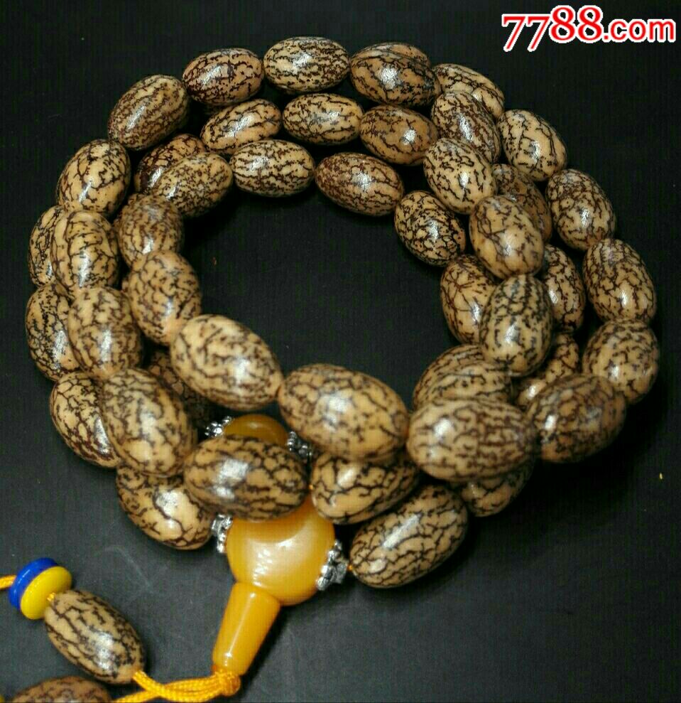 藏传大满贯金线菩提手串