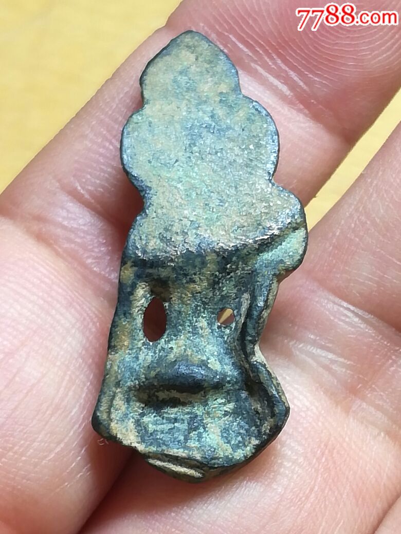 辽金青铜鎏金寸佛