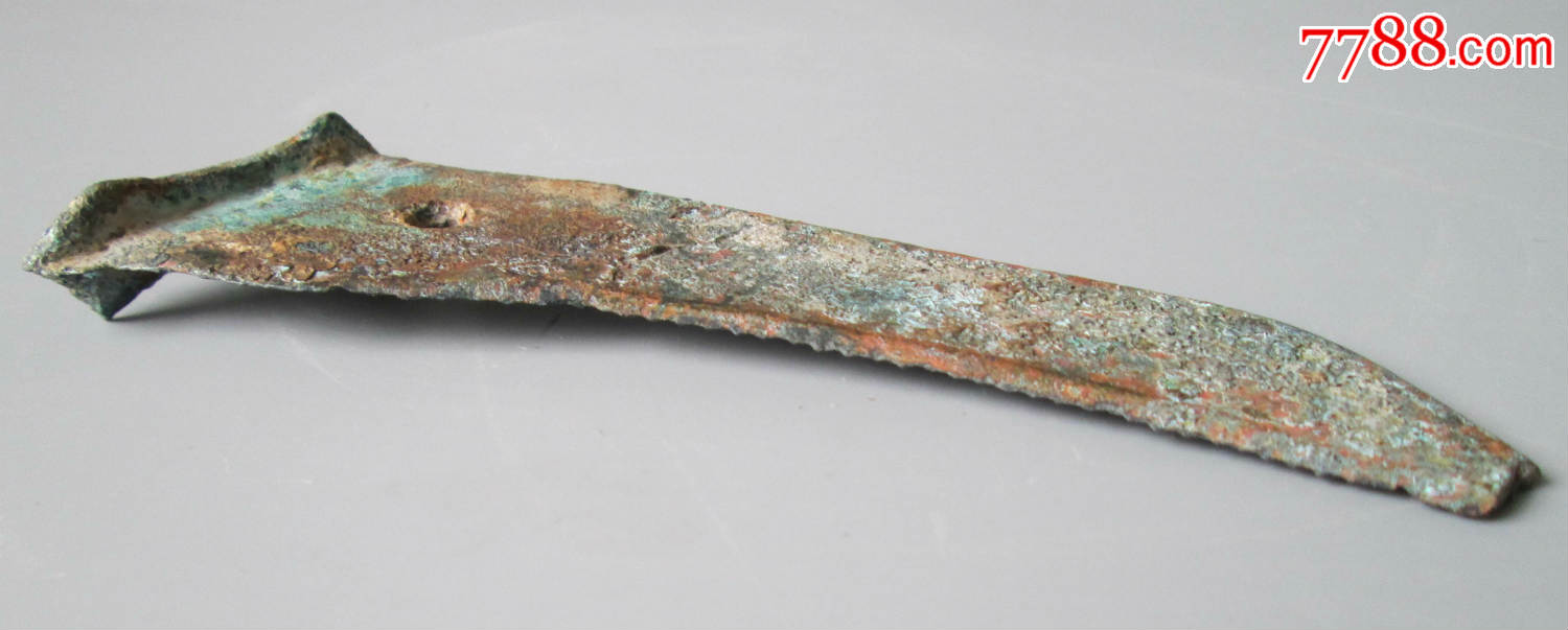 春秋战国,吴越青铜镰刀_铜杂件_圆缘源【7788收藏__收藏热线】