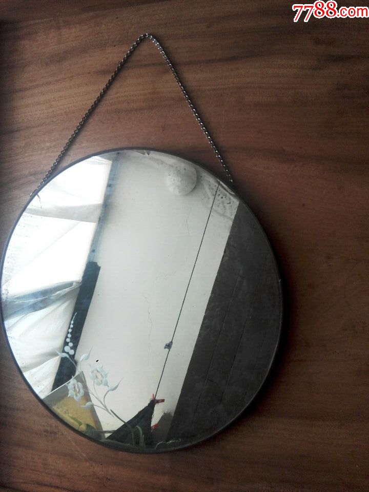 镜子老式圆挂镜
