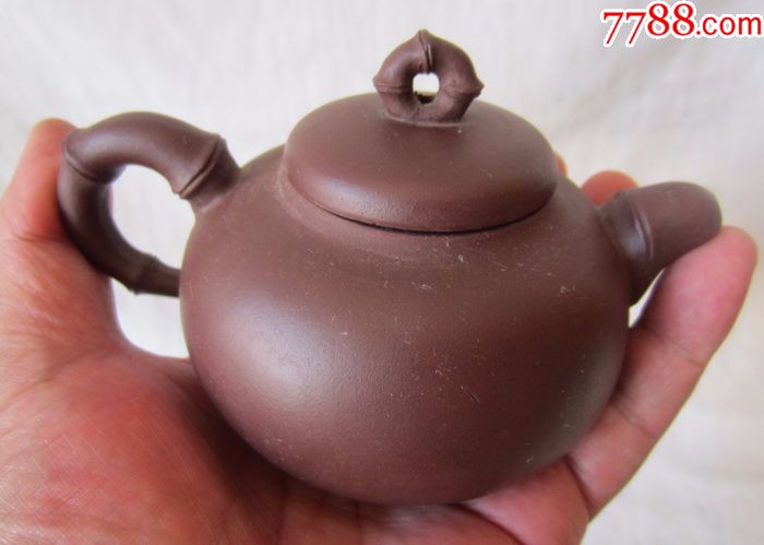 荆溪张制款袖珍紫砂壶