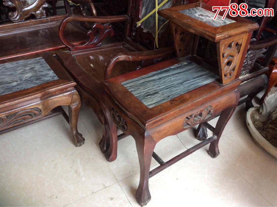 菠萝格五件套沙发_木椅/凳_第5张_7788旧家具收藏