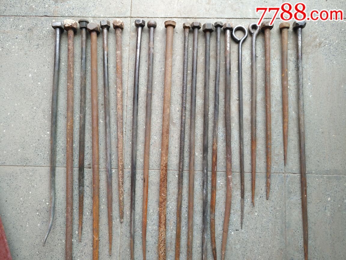 早年间的铁火柱火杵烧锅炉生炉子必备,邮费另算