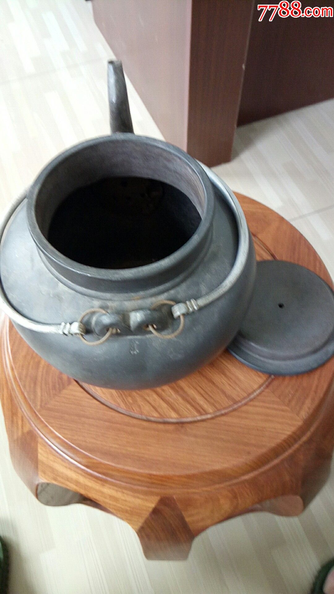 清代制壶大师【朱金林】黑泥紫砂壶