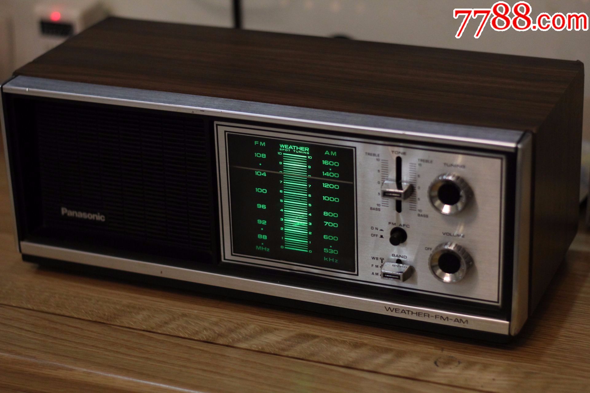 日本原装松下古董台式收音机一号机