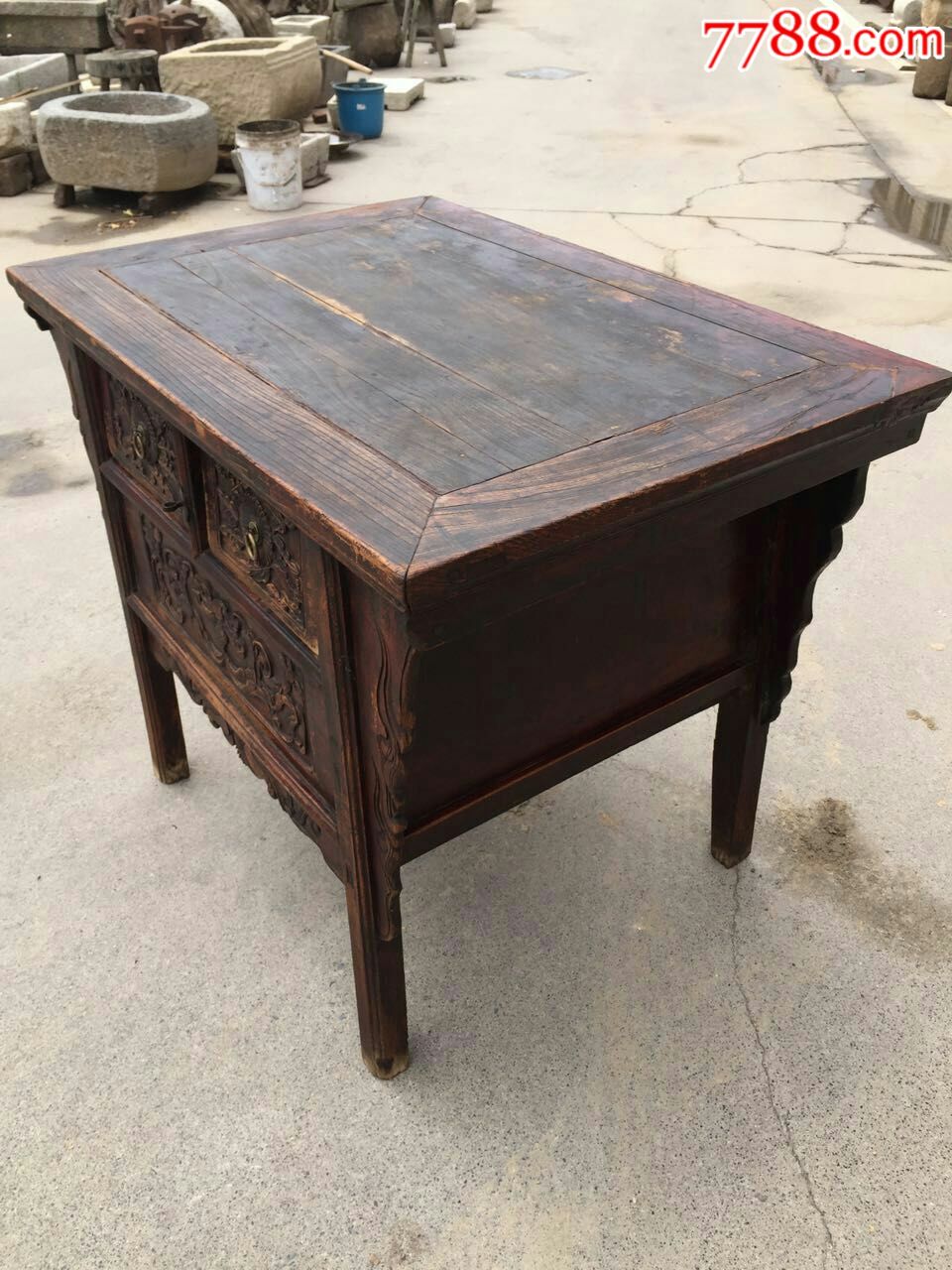 清代榆木书桌账桌条桌贡桌