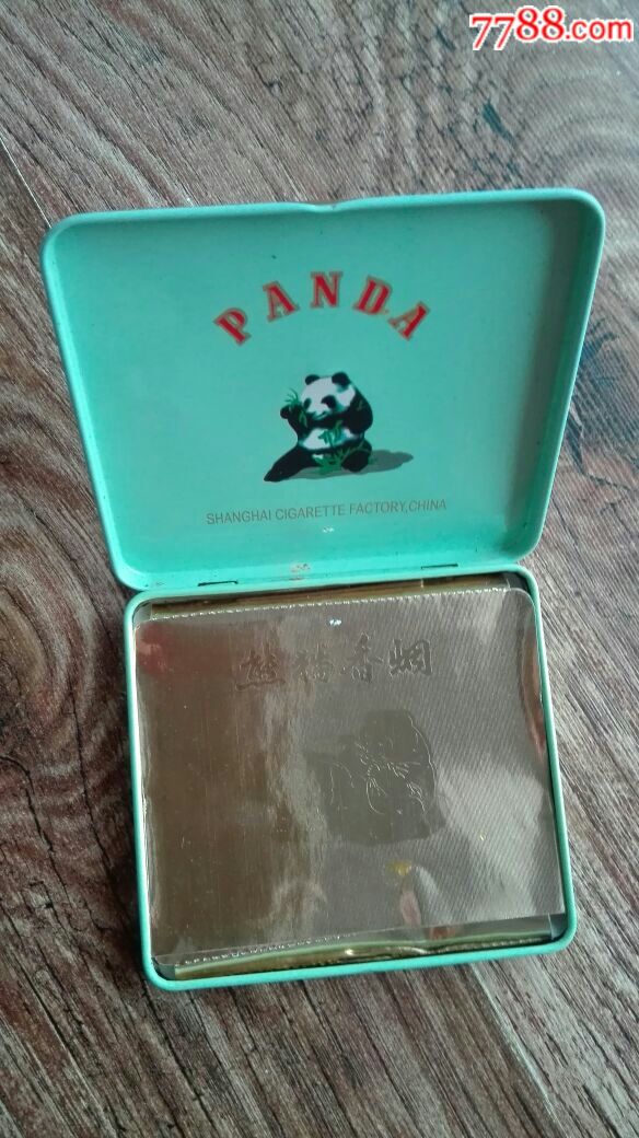 熊猫香烟,铁盒,有锡纸