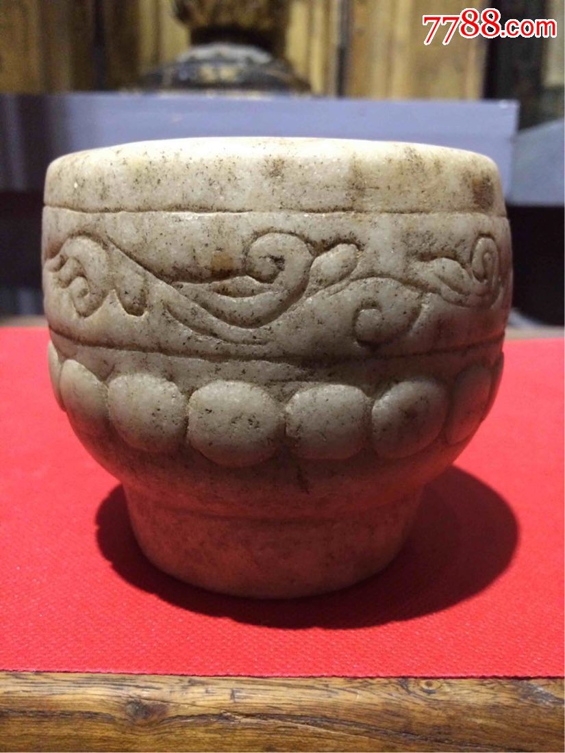 清代汉白玉香炉