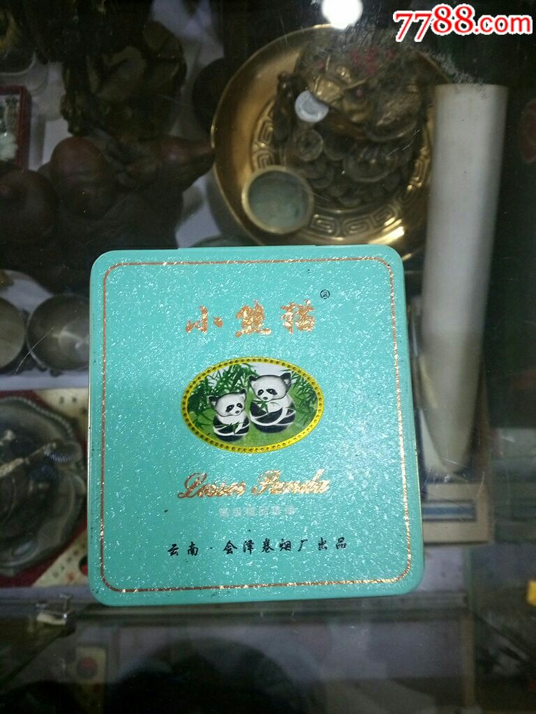 小熊猫香烟铁盒40支装图片