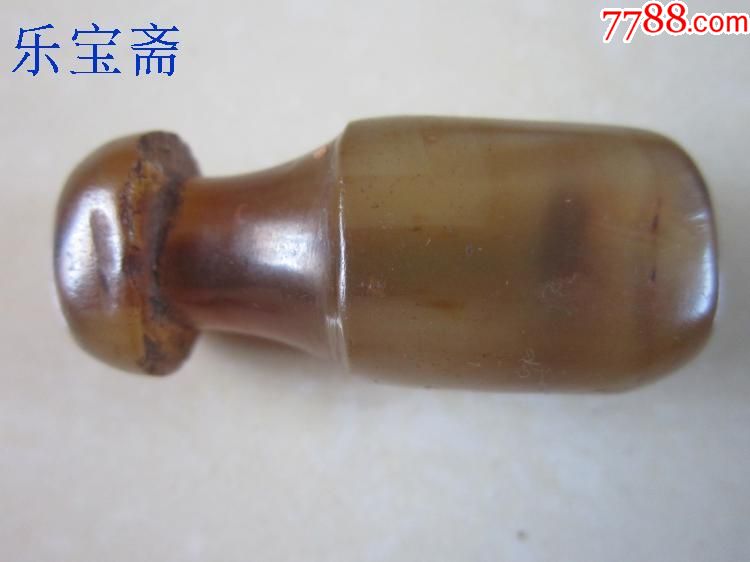 古玩古董老旱烟袋嘴老玛瑙烟嘴老烟具老玉石玛瑙烟袋嘴78