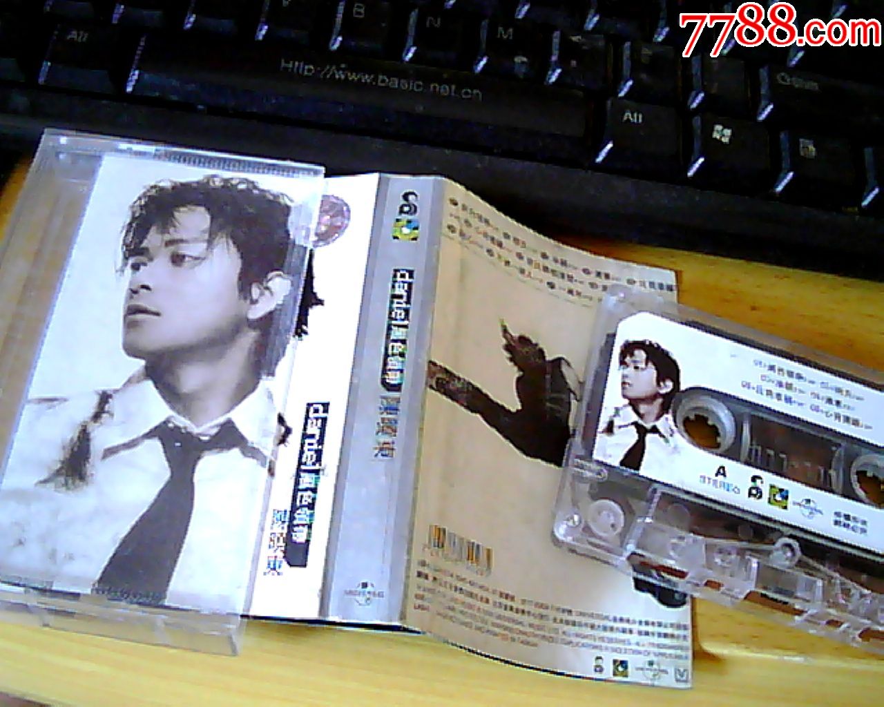 老磁带陈晓东黑色领带