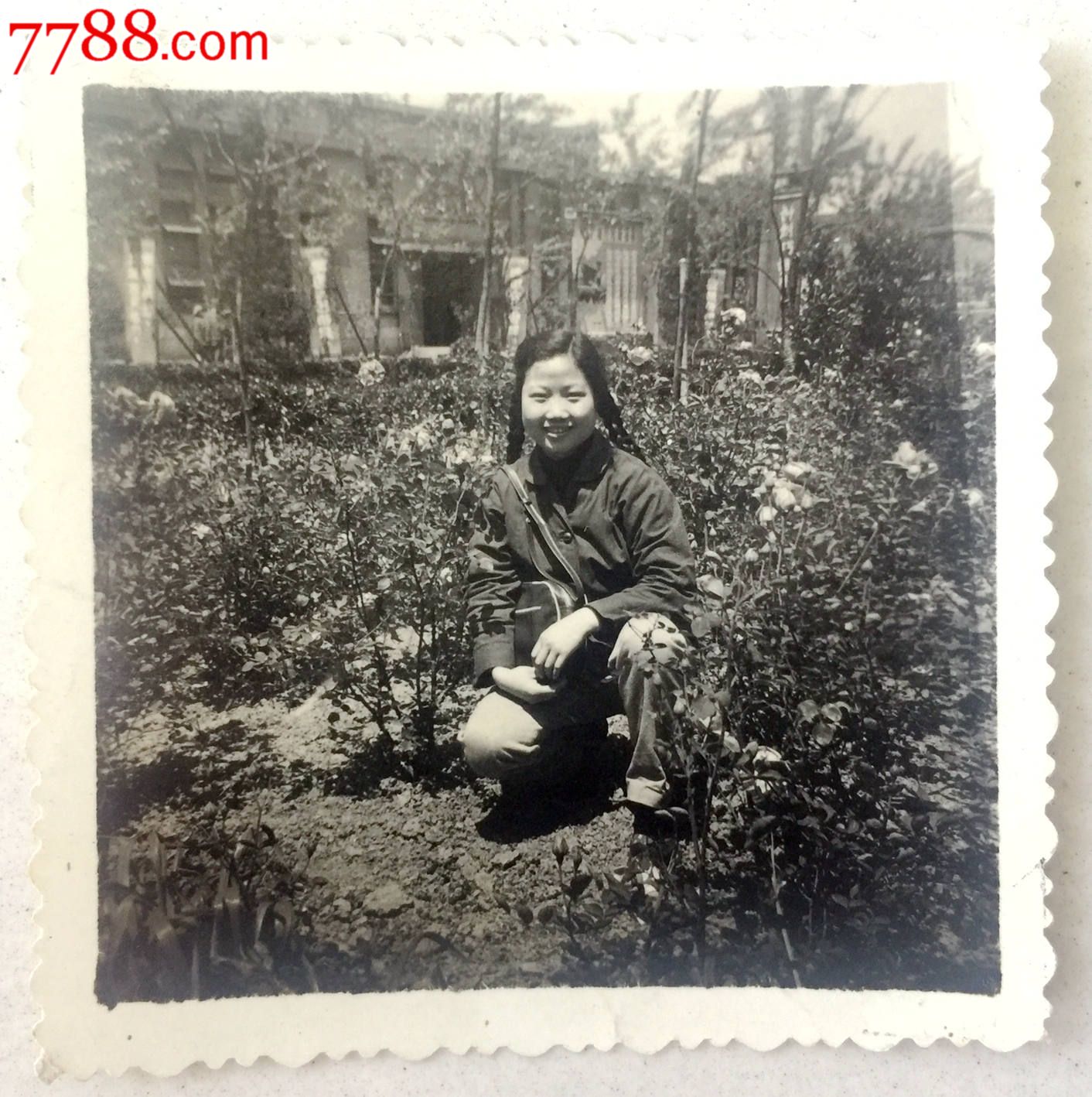 80年代扎麻花辫的女人图片