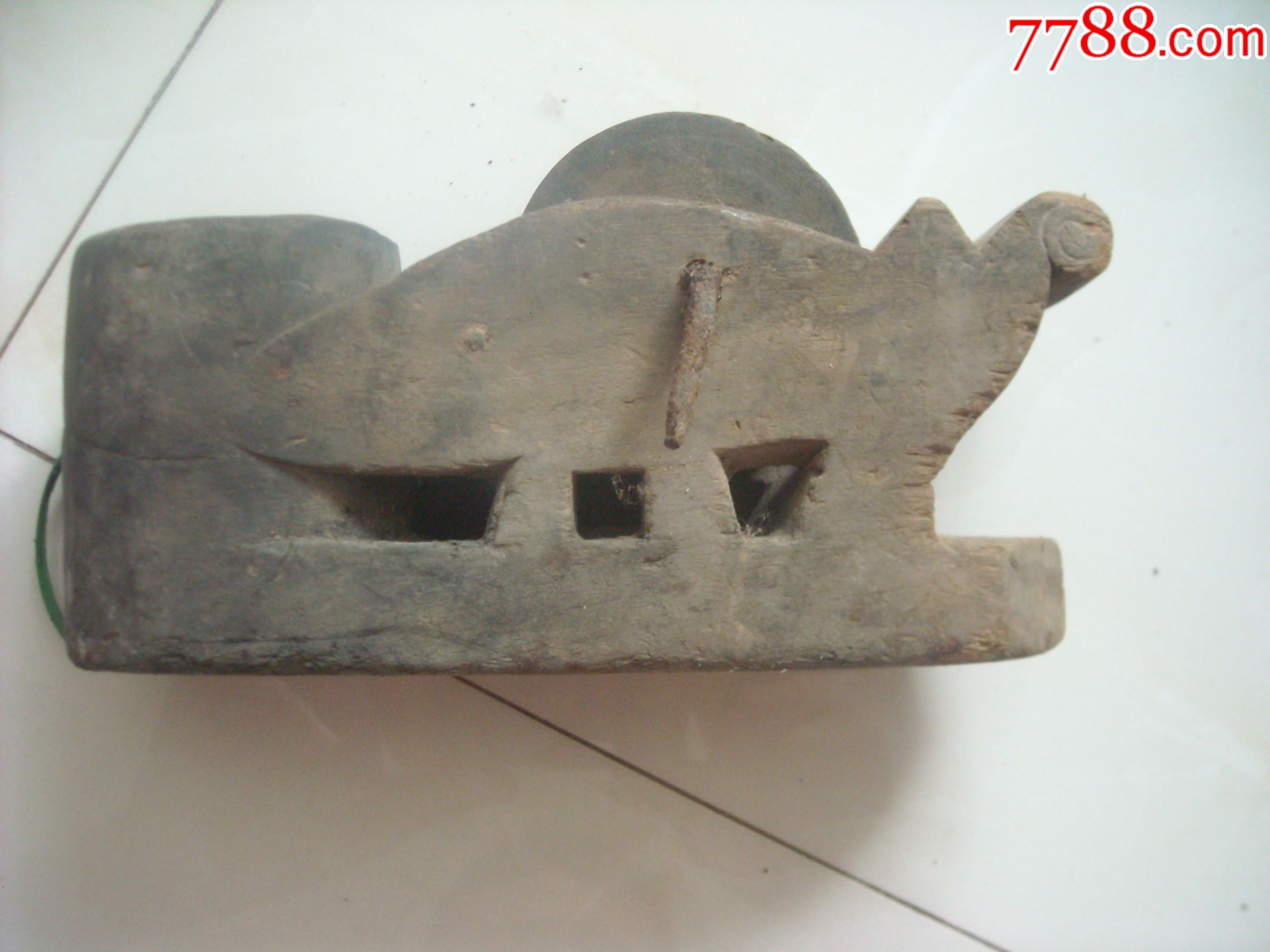 早期纯手工打造墨斗(造型精美)