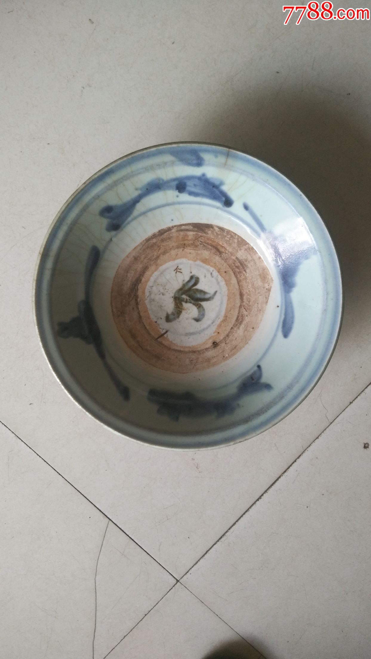 明代民窑青花瓷碗图片图片
