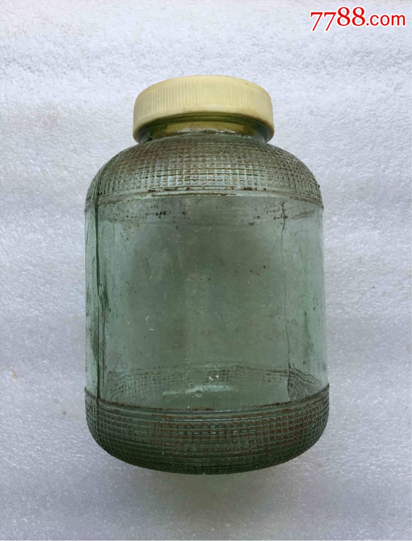 怀旧麦乳精老玻璃瓶