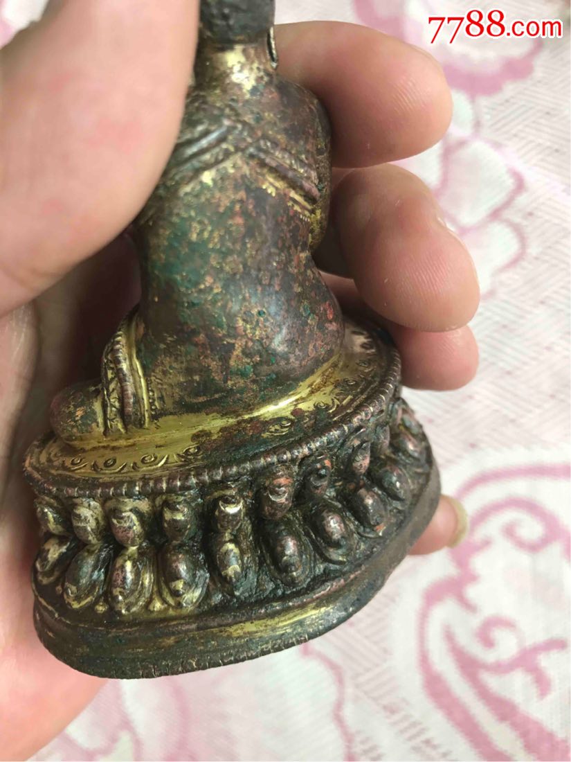 13世纪元代马拉王朝释迦佛9厘米原封底-se52623606-铜像/铜佛像-零售