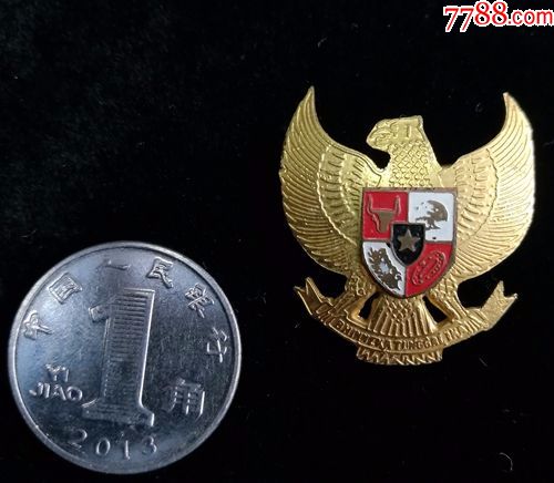 印尼国徽徽章非常精美