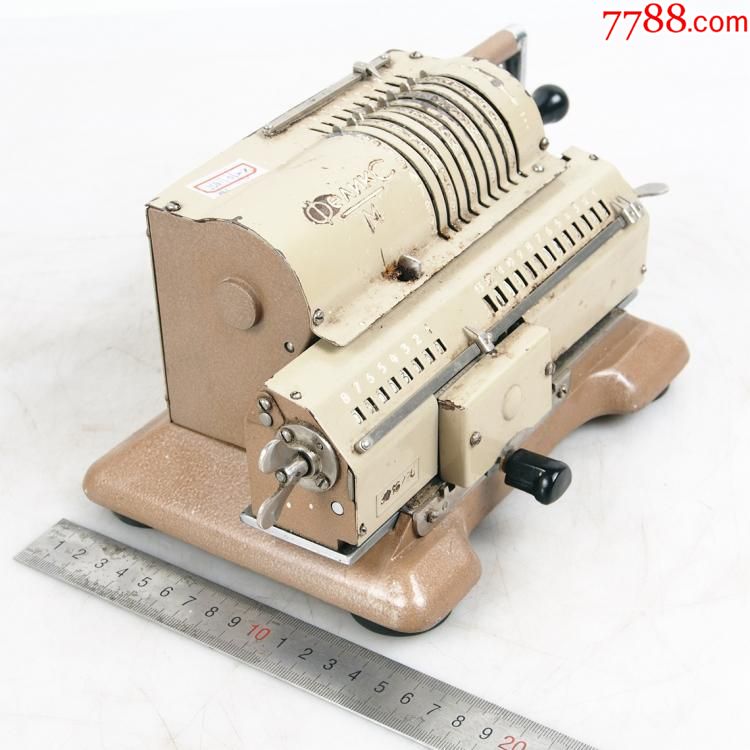 前苏联古董老机械加法机手摇计算器莫德尔·费利克斯m型西洋算盘