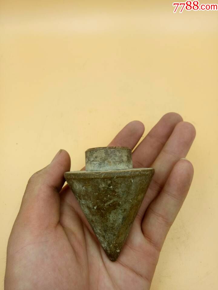 古玩古董老黄铜线坠