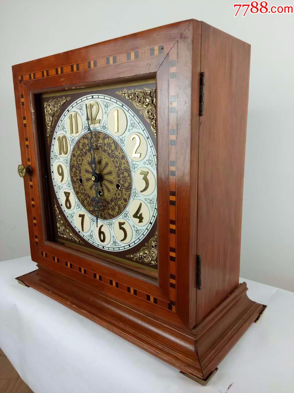 【顶级八音】德国名牌【赫姆勒】【2钻机芯】音乐座钟【三种音乐】