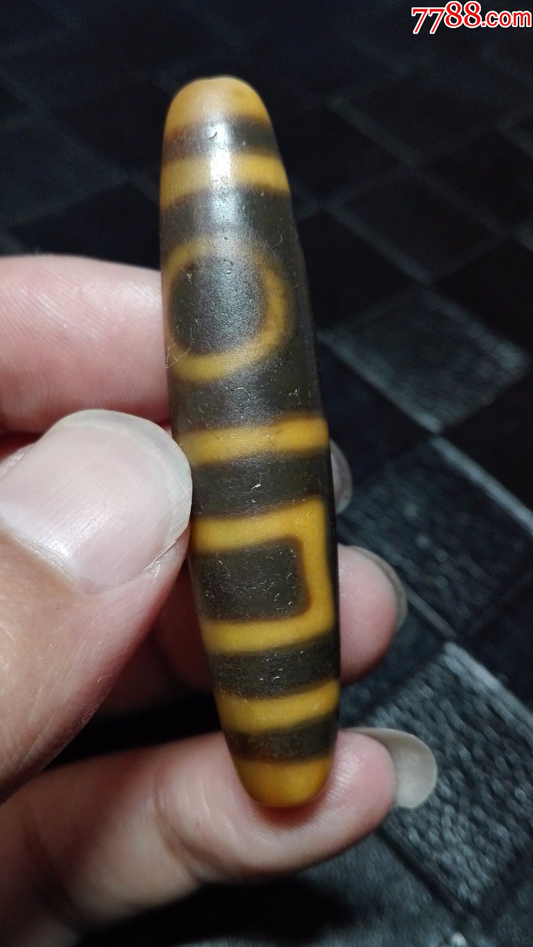 双天地牙黄天珠