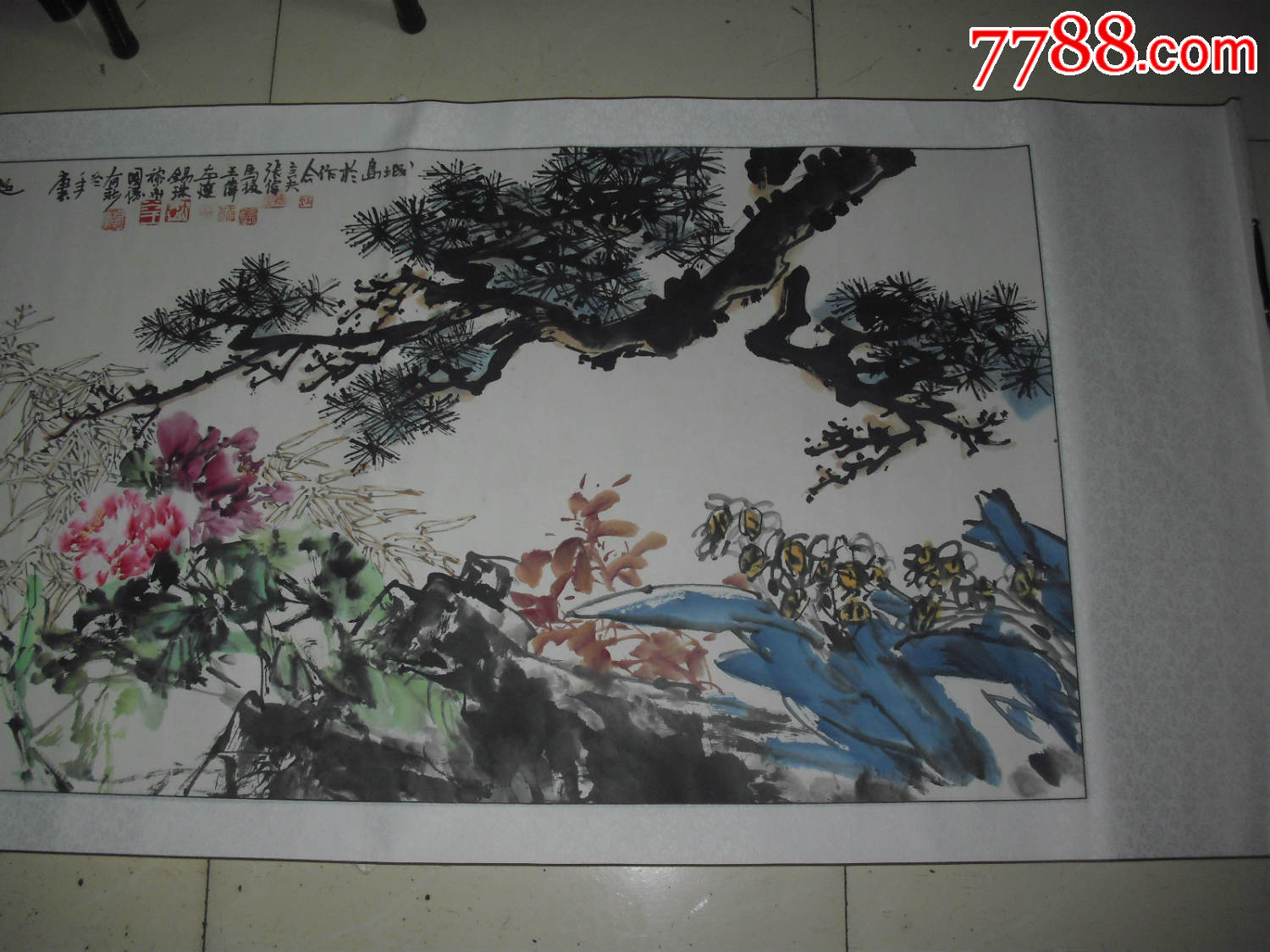 青岛画家【王伟,徐本达,牛锡珠,程友新等】联合绘画作品