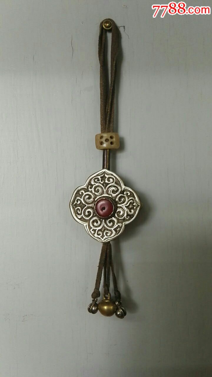 馆藏级针线盒白铜西藏贵族