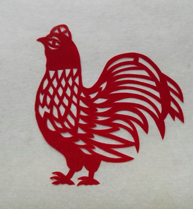 剪纸鸡_剪纸/窗花_松风阁艺术空间【7788收藏__收藏热线】