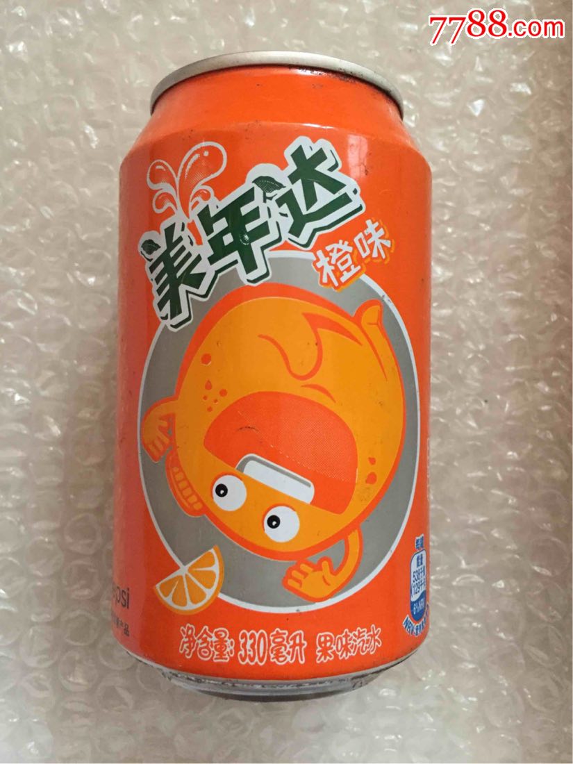 美年达易拉罐