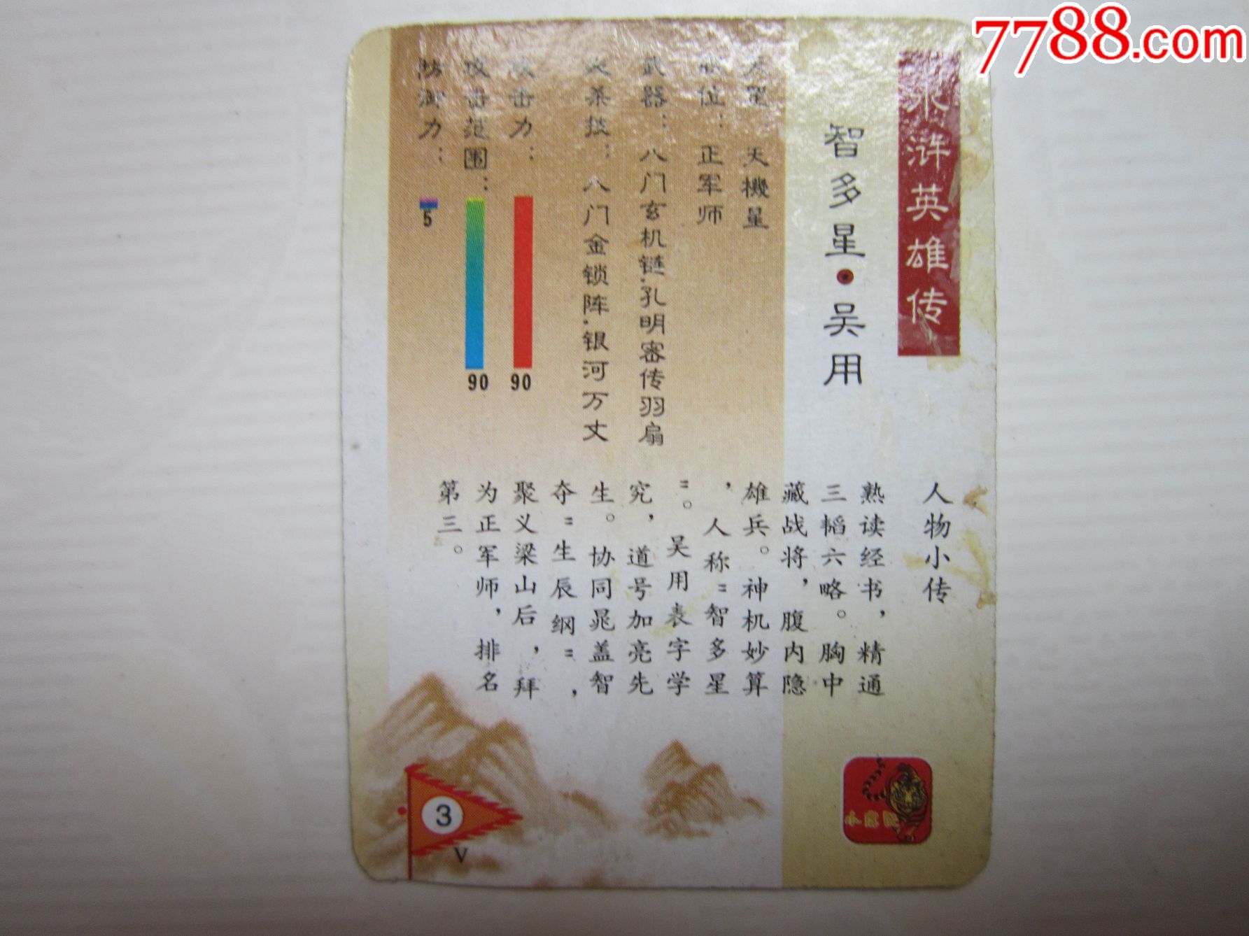 小虎队水浒英雄传智多星吴用