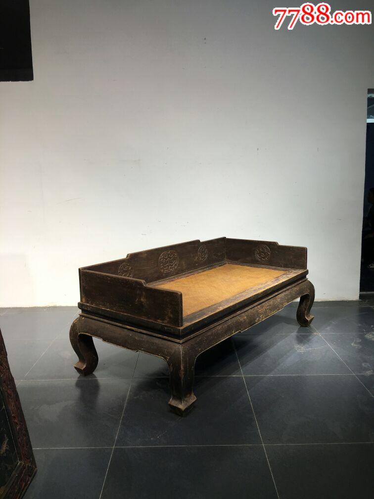 清代榆木罗汉床将军榻明清古典家具