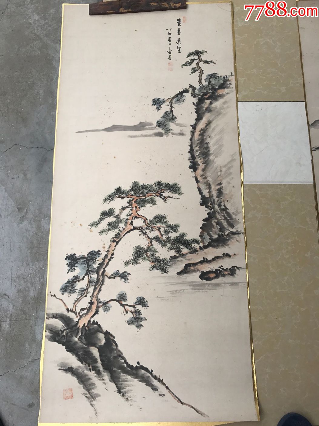 晚清民国地方名家绘画的山水图之四-价格:580元-se53030817-山水国画原作-零售-7788收藏__收藏热线