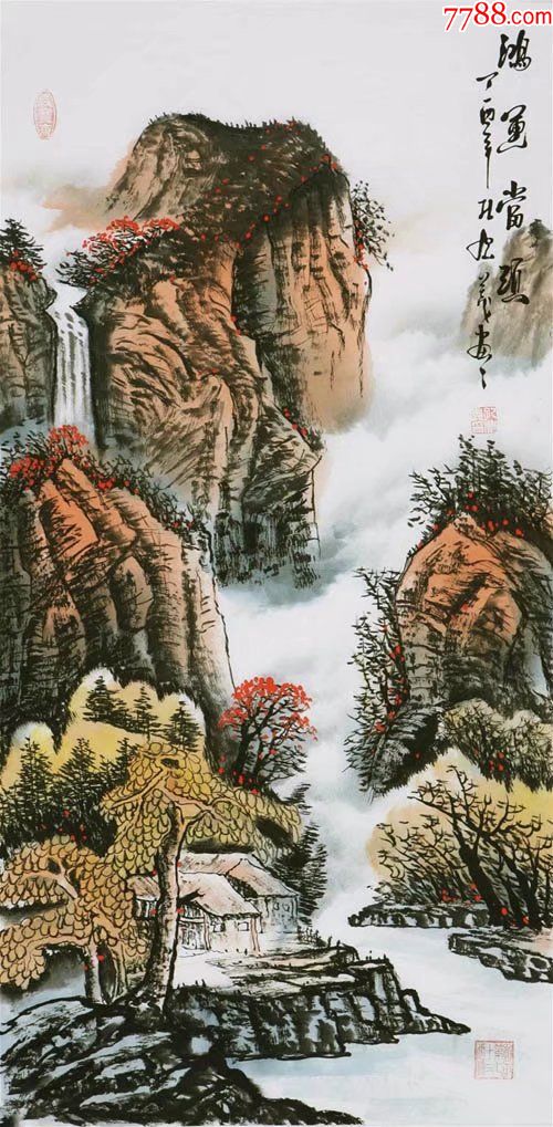 孔庆义·三尺竖幅山水42