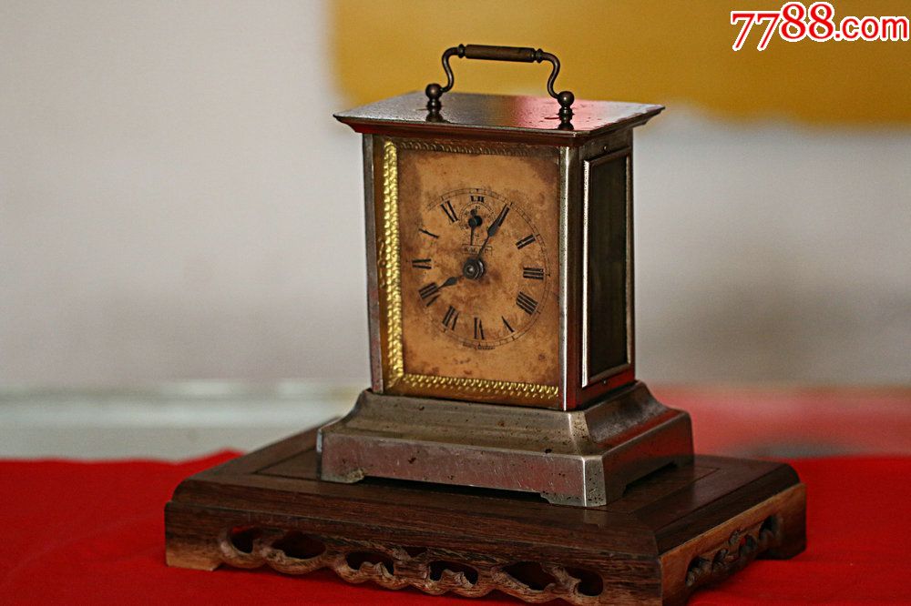 【清代极美品老座钟两只】_价格1800.
