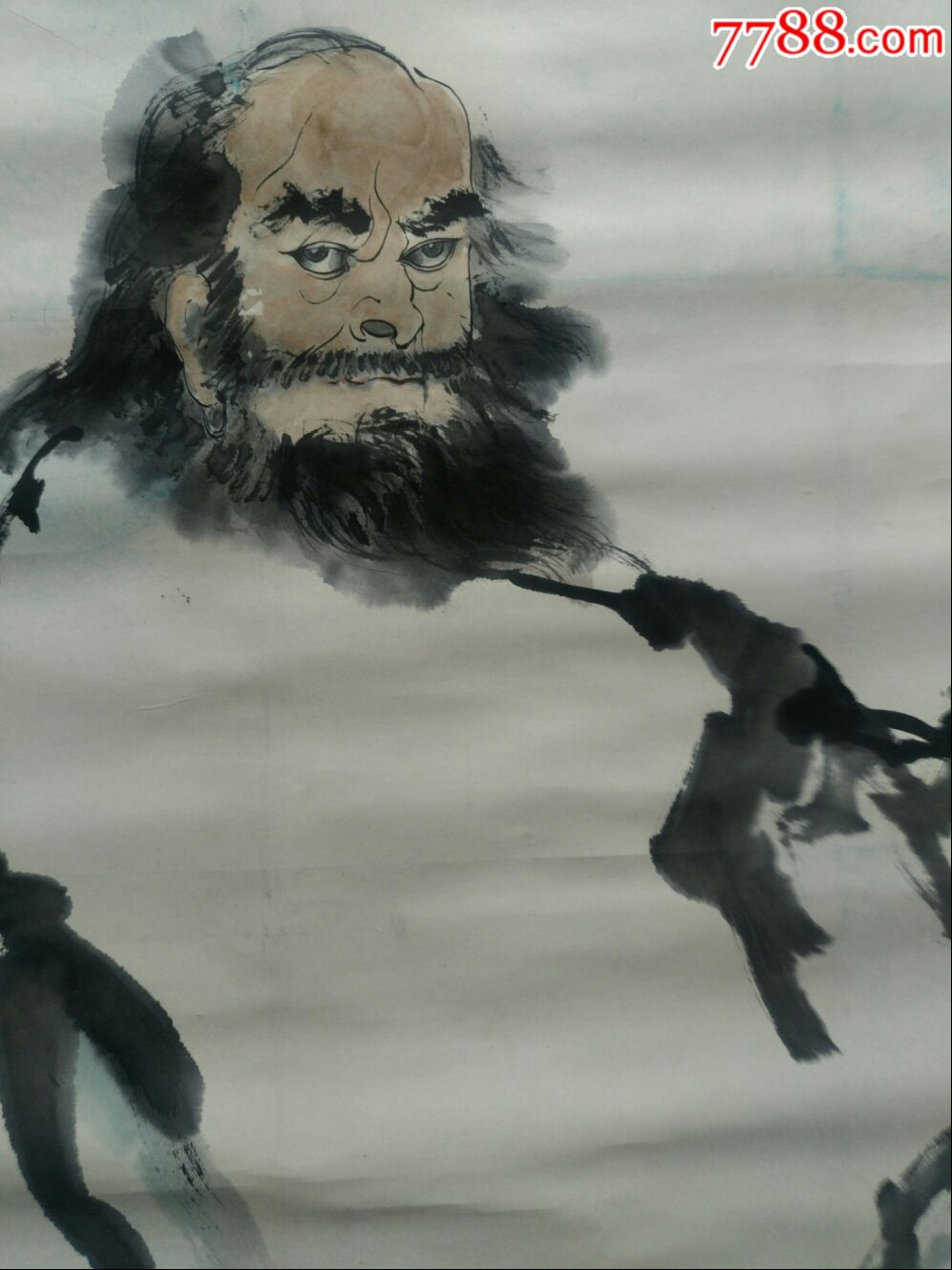 一幅铁石达摩画_第2张_7788书画网