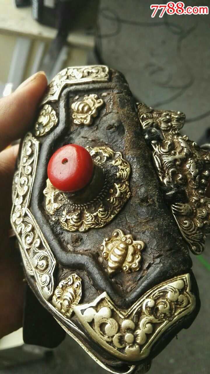 西藏钱包火镰火绒包包老包完整