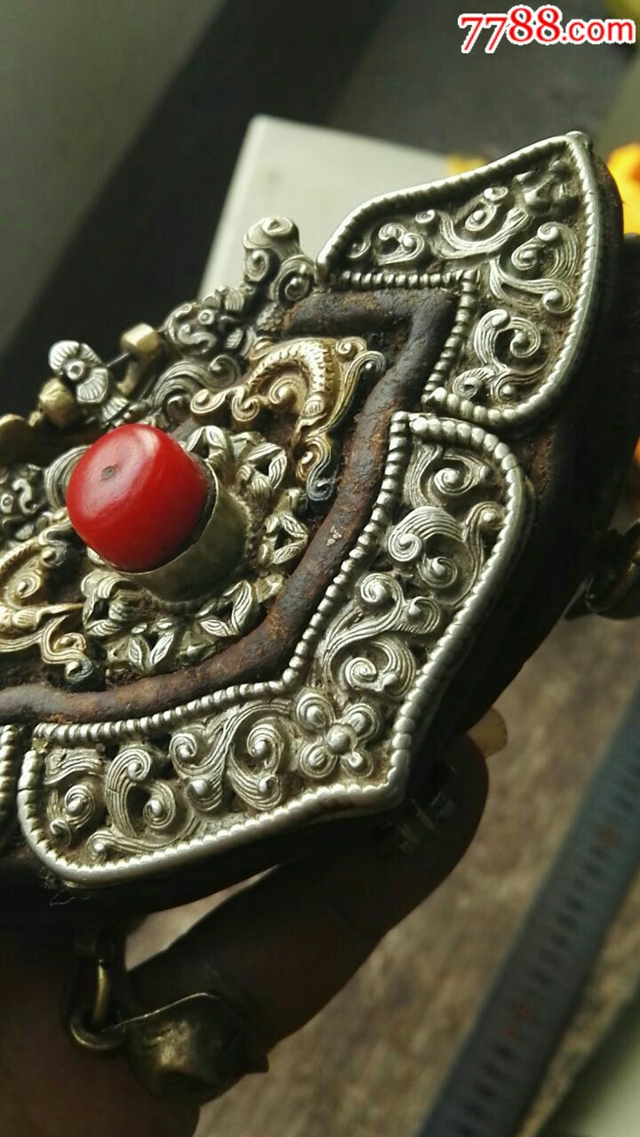 西藏钱包火镰火绒包包老包完整