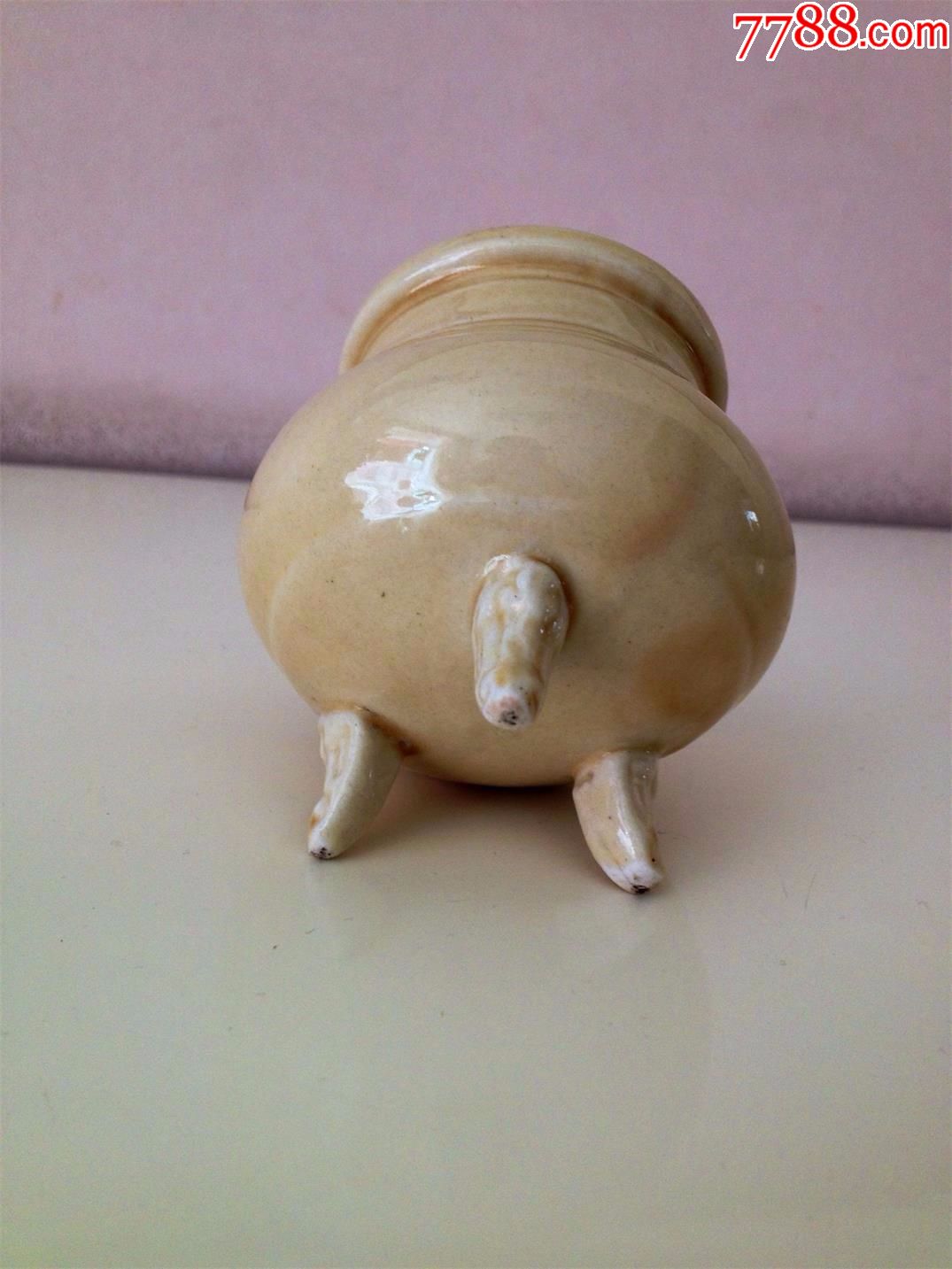 小香炉_黄釉瓷_第4张_7788瓷器