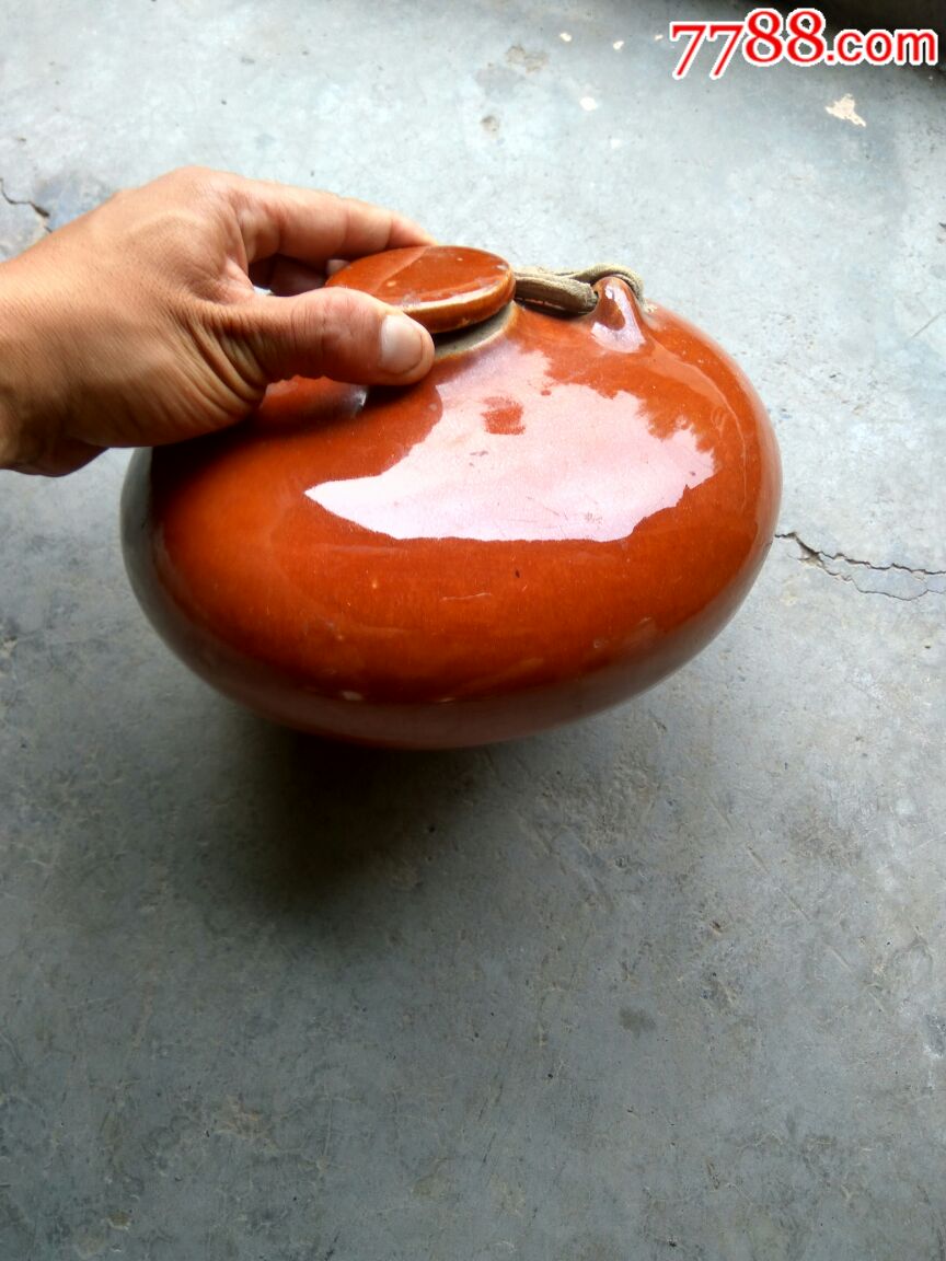 文革瓷暖脚手壶