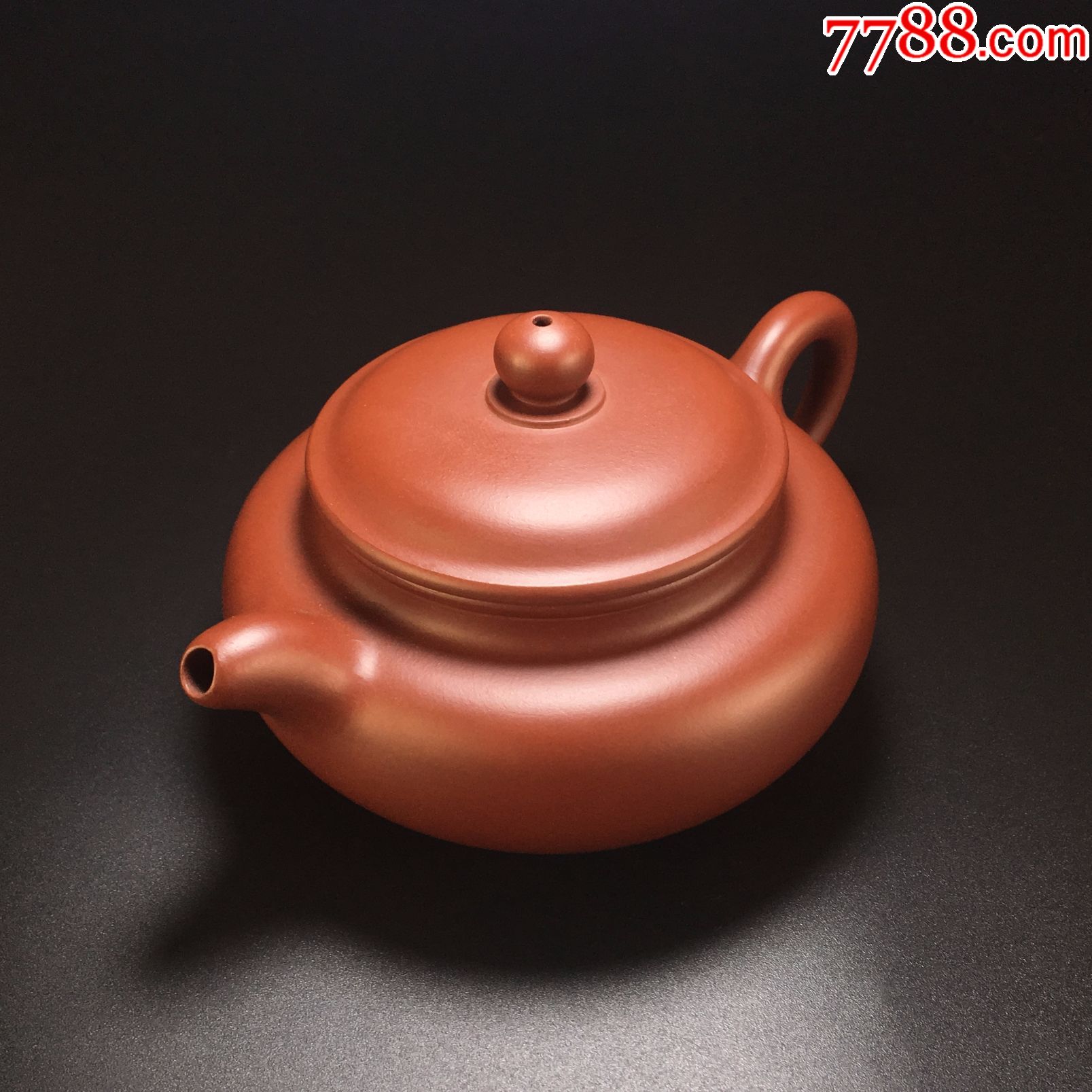 宜兴邵云琴作朱泥仿古形紫砂壶