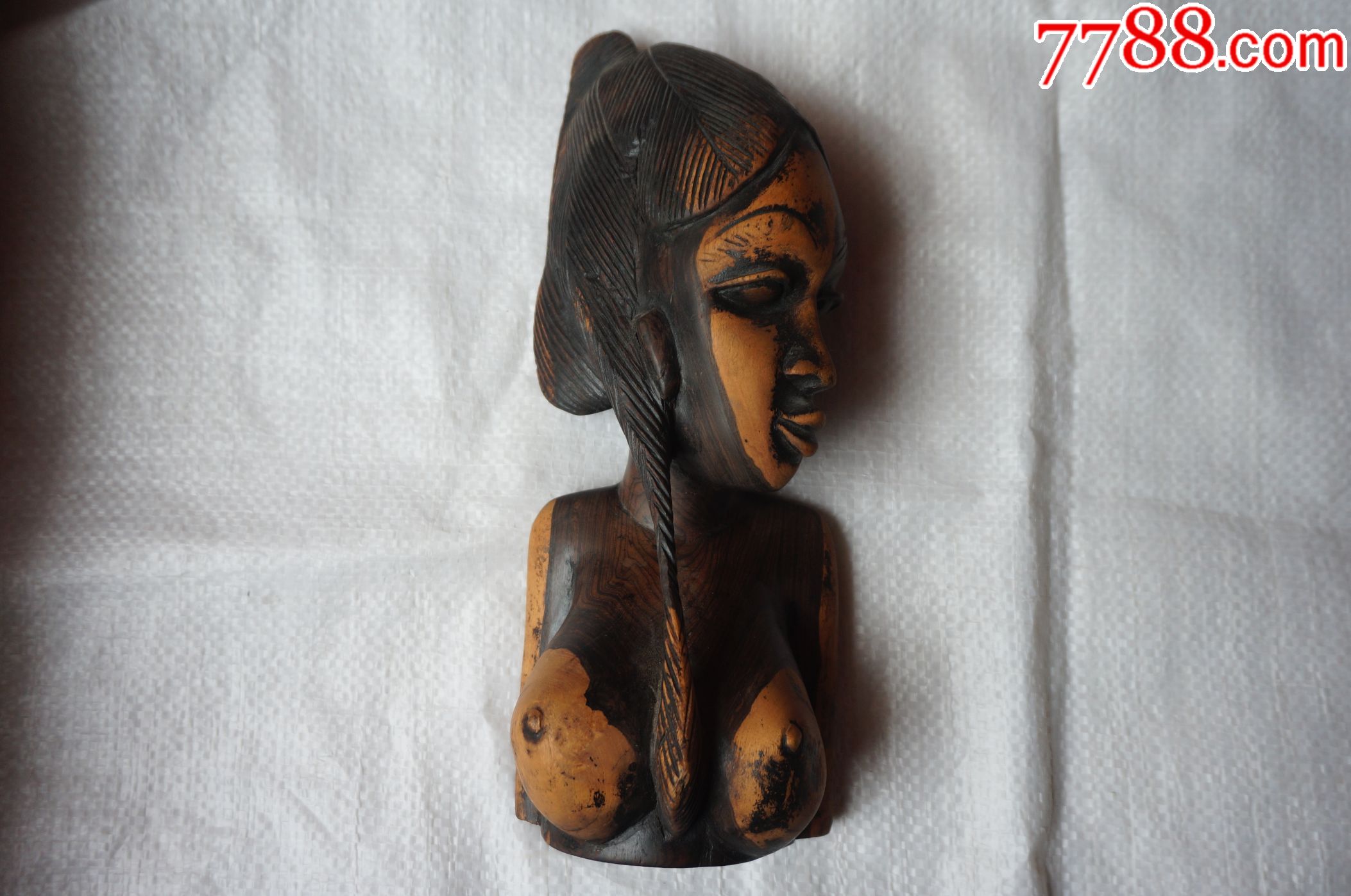 非洲木雕美少女