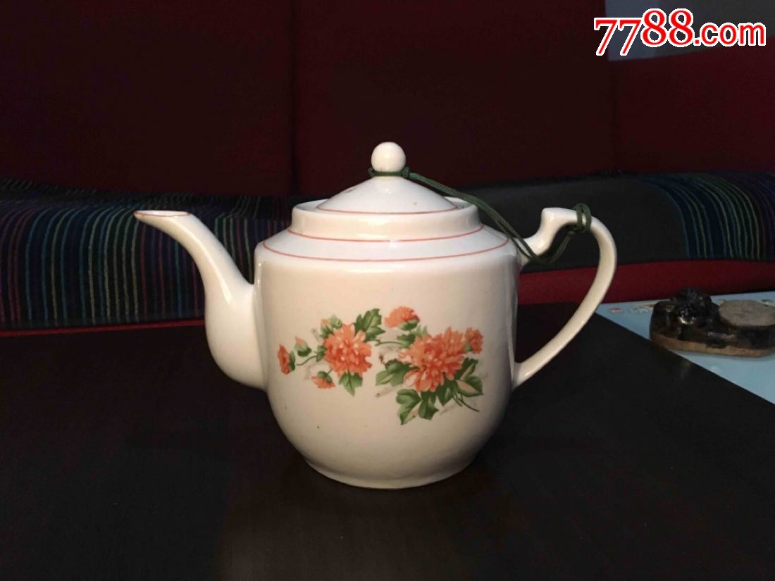 七八十年代老瓷茶壶