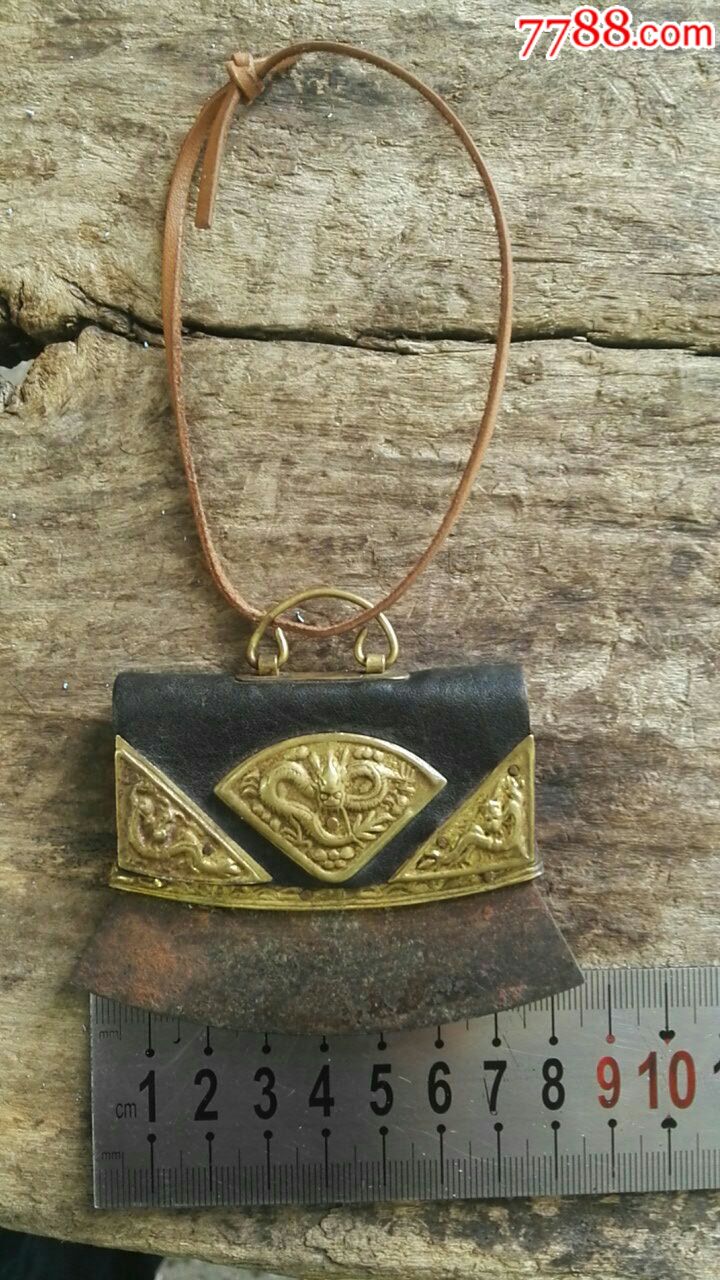 西藏钱包火镰火绒包包老包完整